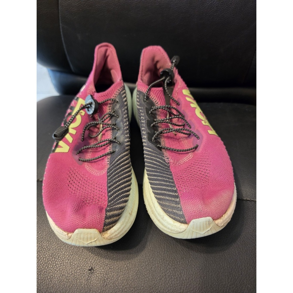 Hoka One One Carbon X 3 Shoes Festival Fuchsia/Black Shoes Women's Size 8.5B